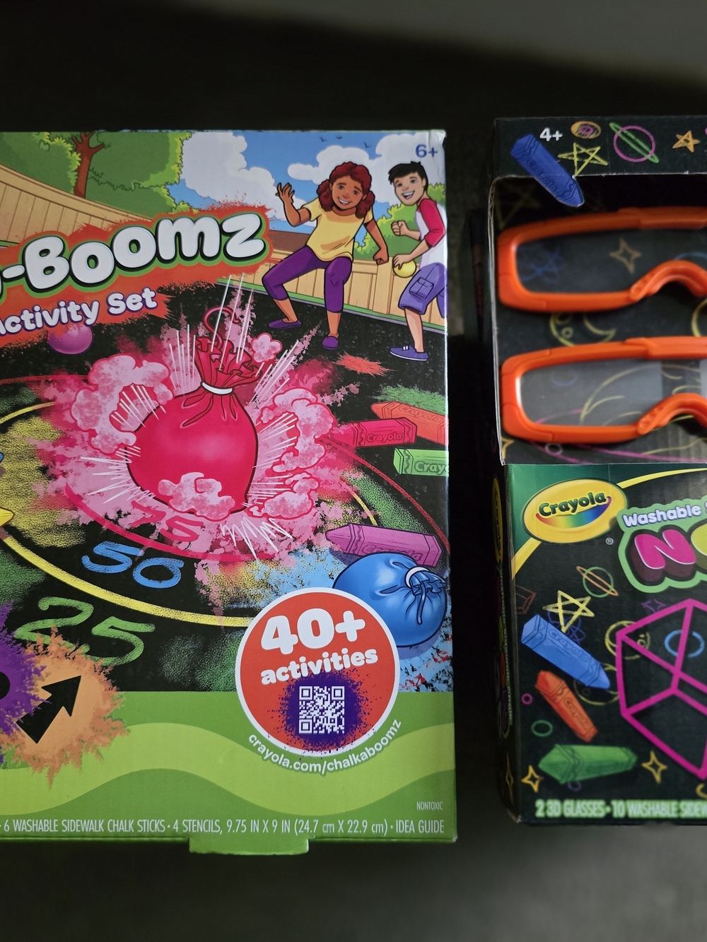 Crayola Chalk-a-Boomz Activity Set - Pink & Blue